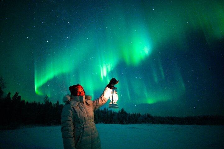 Guaranteed Small Group Aurora Expedition from Rovaniemi with DSLR Photos (10/12)