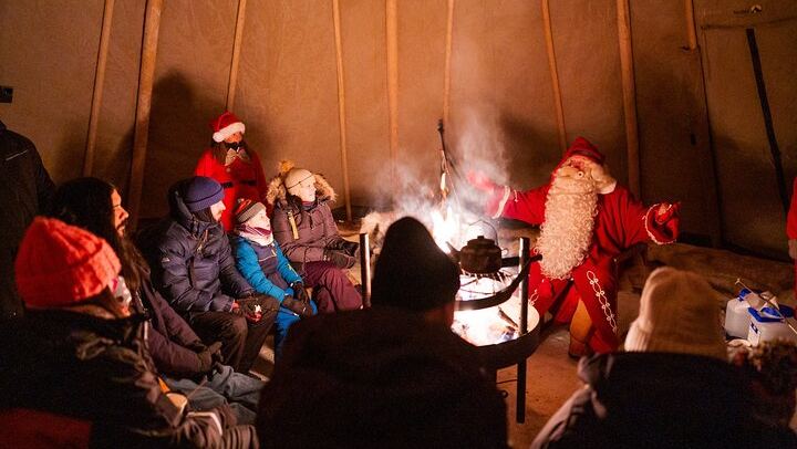 Meet Santa Claus on Private Arctic Land and Watch for the Northern Lights (1/12)