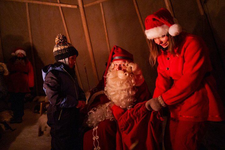 Meet Santa Claus on Private Arctic Land and Watch for the Northern Lights (12/12)