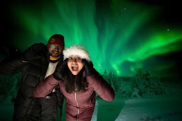 Rovaniemi Aurora Hunt with Money Back Guarantee and Free Photos