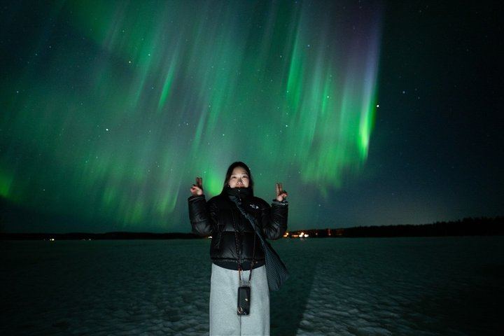 Chasse aux aurores à Rovaniemi avec garantie de remboursement et photos gratuites (1/9)