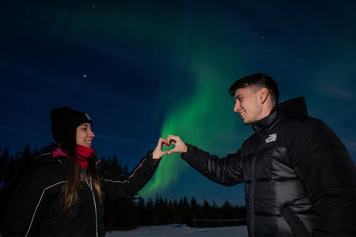 Chasse aux aurores en minibus au départ de Rovaniemi, avec combinaison thermique, durée de 4 à 6 heures (3/12)