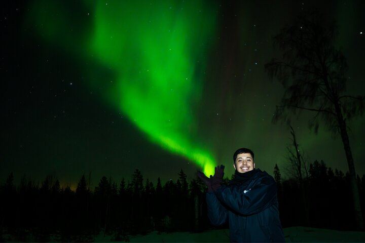 Chasse aux aurores en minibus au départ de Rovaniemi, avec combinaison thermique, durée de 4 à 6 heures (5/12)