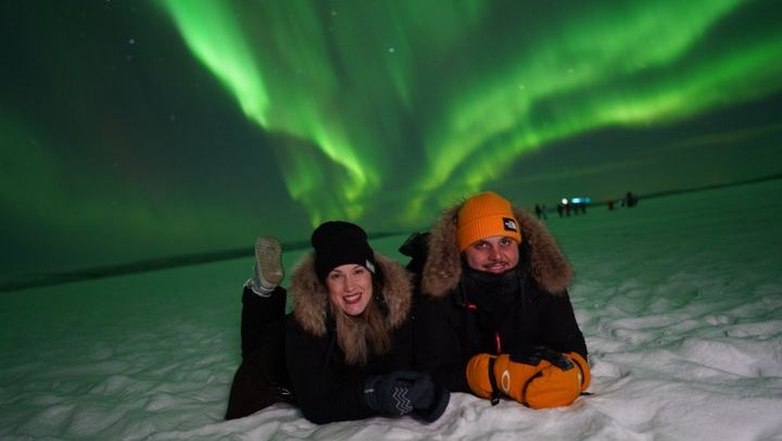 Private Guaranteed Northern Lights Hunt from Rovaniemi with HD Photos