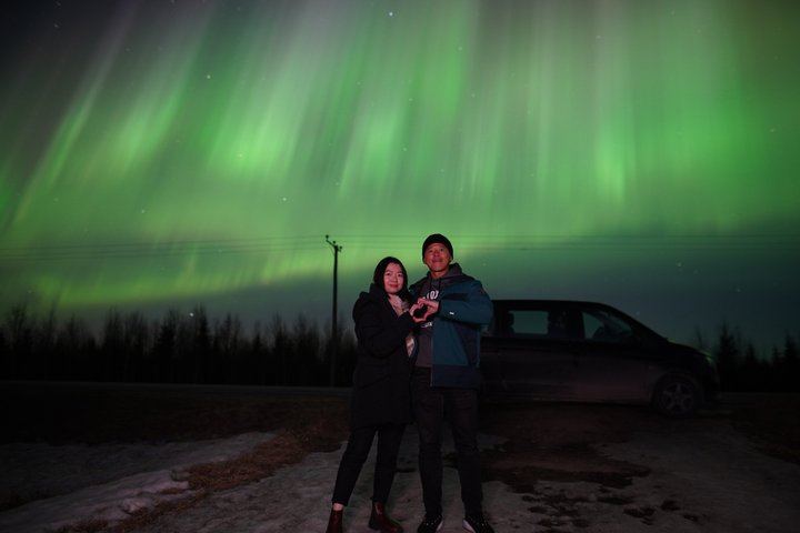 Private Guaranteed Northern Lights Hunt from Rovaniemi with HD Photos (1/12)