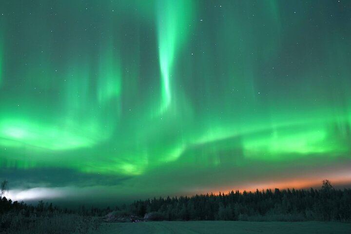 Eine echte Polarlichtjagd ab Rovaniemi in einer kleinen Gruppe, maximal 8 Personen (2/12)