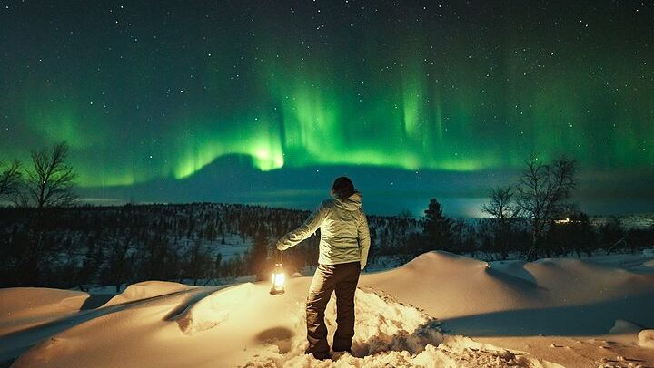 Chasse aux aurores en petit groupe au départ de Rovaniemi, avec garantie de remboursement (1/6)