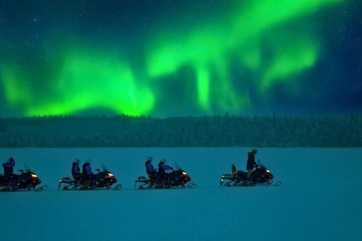 Snowmobile Safari and Northern Lights from Rovaniemi on Private Land (1/8)