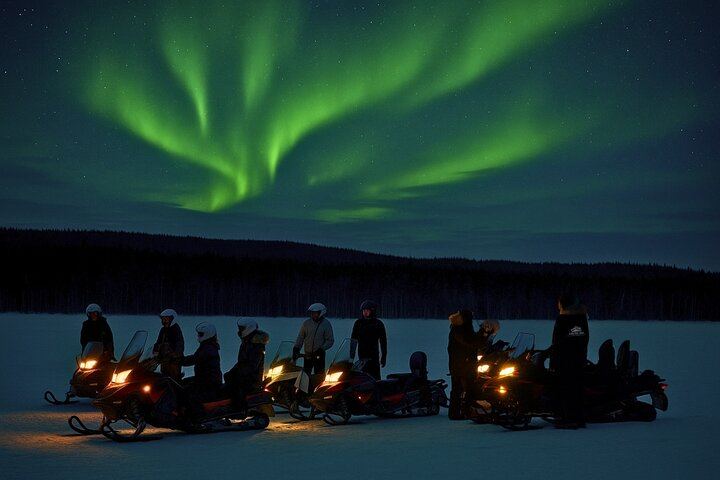 Snowmobile Safari and Northern Lights from Rovaniemi on Private Land (4/8)