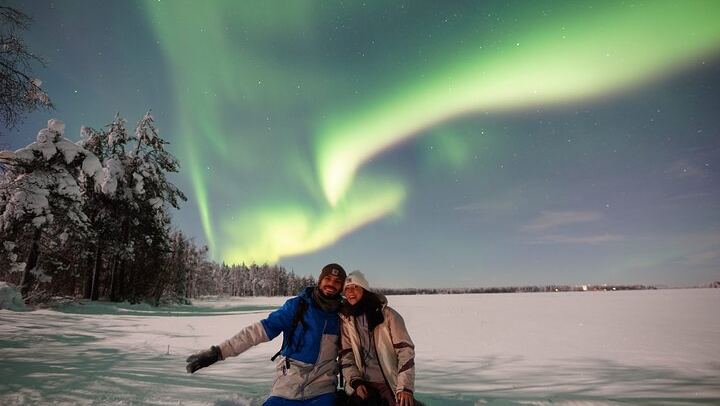 Real Northern Lights Hunt from Rovaniemi in a Small Group, Max 8