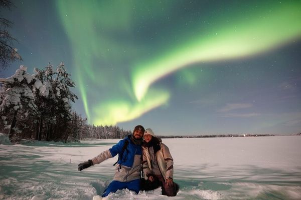 Real Northern Lights Hunt from Rovaniemi in a Small Group, Max 8