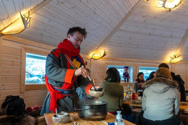 Sami Reindeer Sledding and Feeding with a Chance of Northern Lights (9/9)