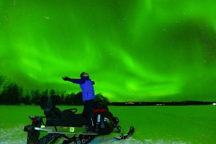 Guided Snowmobile Aurora Search from Santa Claus Village, Rovaniemi (7/7)