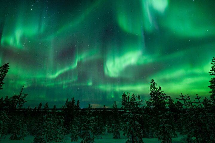 Fototour zur Beobachtung des Polarlichts in einer kleinen Gruppe, gestartet in Rovaniemi, mit Beyond Arctic (9/12)