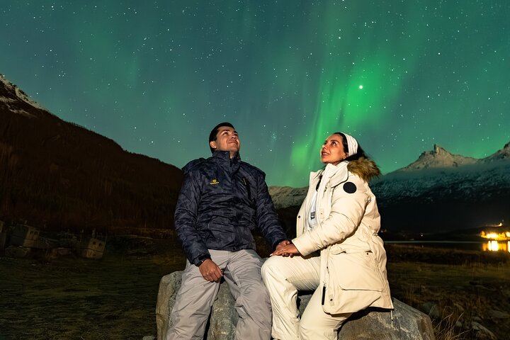 Small Group Tromso Northern Lights Chase with Photos and Dinner (1/12)