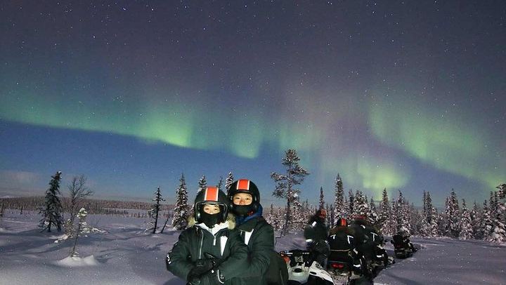 Snowmobile Aurora Expedition from Kiruna with a Lappish Dinner (2/8)