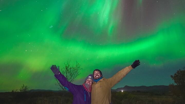 South Coast, Sólheimajökull Glacier Hike and Northern Lights from Reykjavík