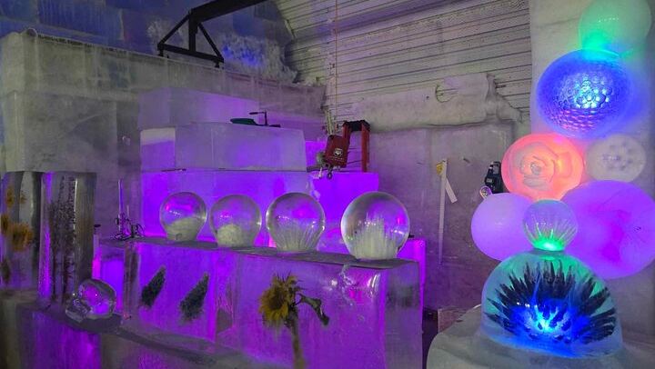 Chena Hot Springs Guided Night with Ice Museum and Aurora Photos (1/12)