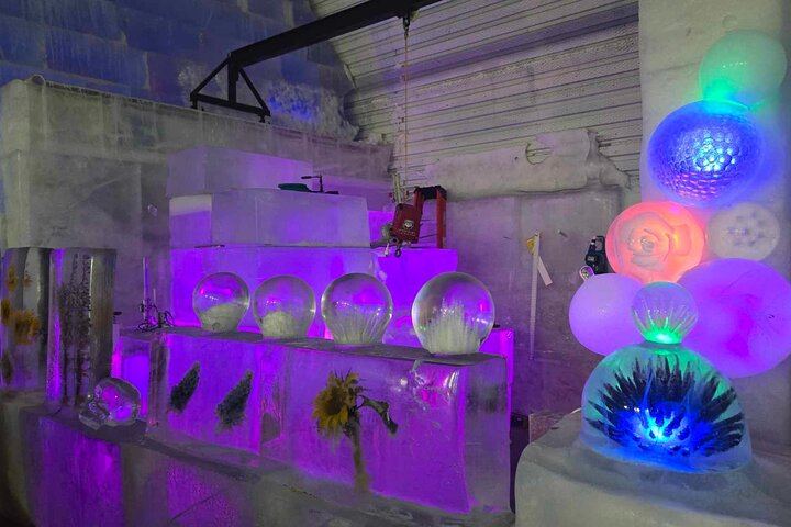 Chena Hot Springs Guided Night with Ice Museum and Aurora Photos (1/12)