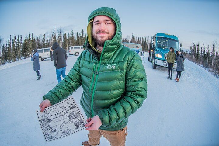 Arctic Circle Aurora Drive from Fairbanks on the Dalton Highway (8/12)