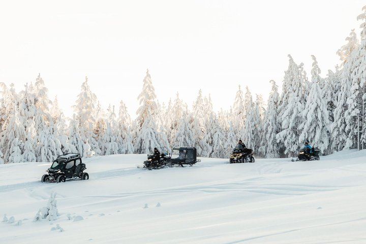 Das Arctic Conservatory: Ein privates Abendessen am Seeufer und eine Schneemobil-Safari (8/12)