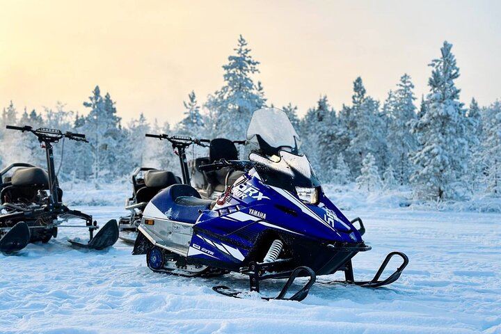 Aurora Gastronomy: Gourmet Glass Igloo Dinner and Snowmobile Safari (11/12)