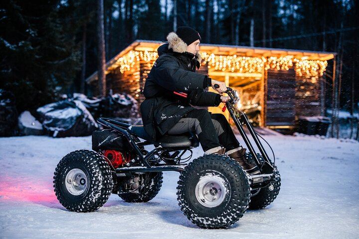 Aurora Gastronomy: Gourmet Glass Igloo Dinner and Snowmobile Safari (7/12)