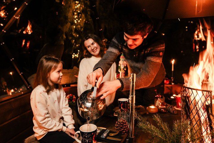 Private Glass Igloo Dinner and Snowmobile Safari under the Aurora, Rovaniemi (1/12)