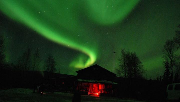 Arctic Circle Aurora Drive from Fairbanks on the Dalton Highway (1/12)