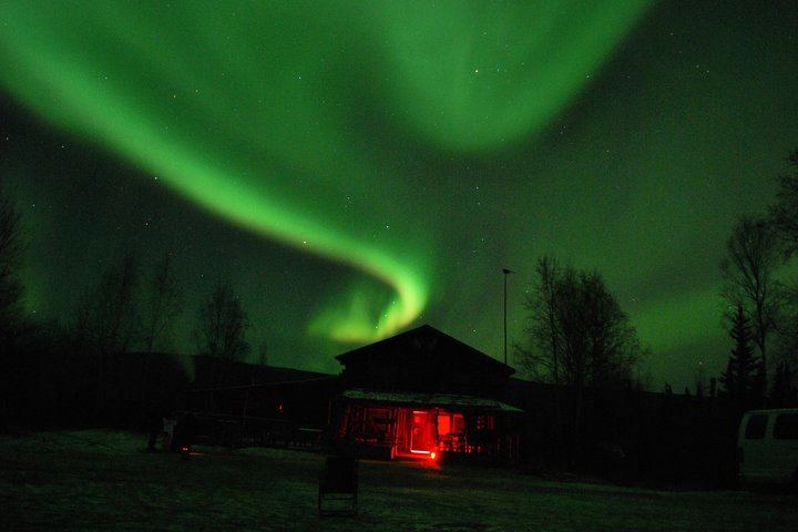 Arctic Circle Aurora Drive from Fairbanks on the Dalton Highway (1/12)