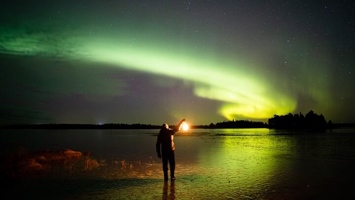 Die ultimative Polarlichtjagd ab Rovaniemi, 8 bis 12 Stunden, ohne Kilometerbeschränkung (1/7)