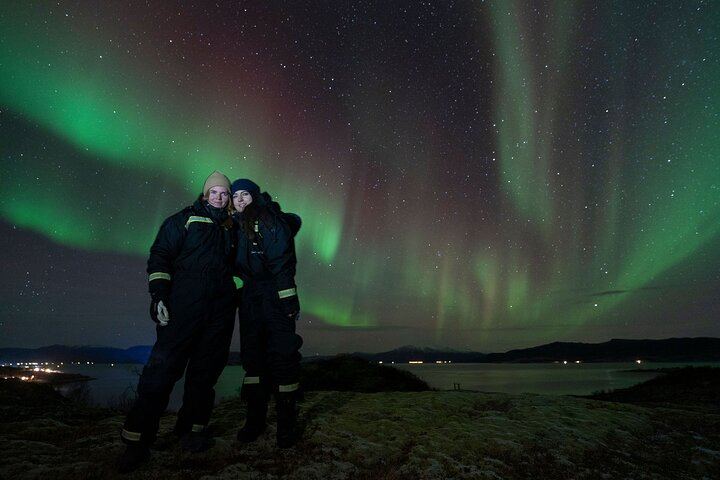 Chasse aux aurores à Tromsø, avec feu de joie, repas chaud, combinaison thermique et photos (12/12)