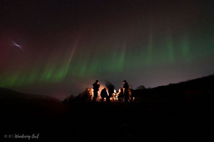 Chasse aux aurores à Tromsø, avec feu de joie, repas chaud, combinaison thermique et photos (9/12)