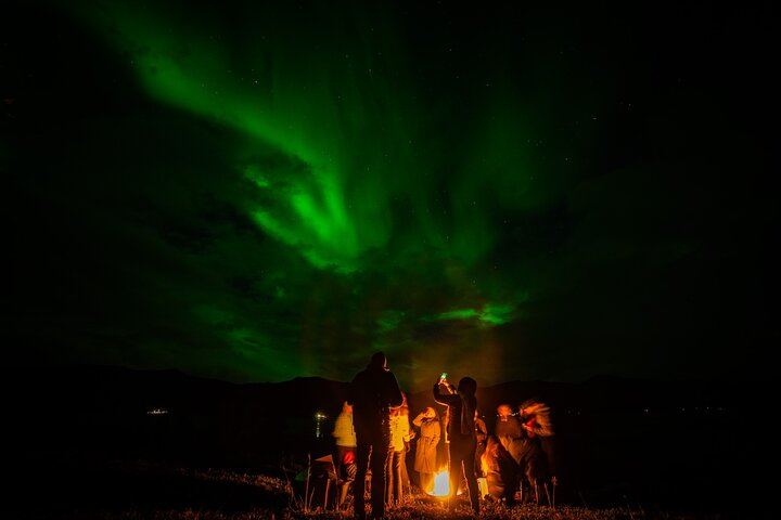Aventure en bus pour observer les aurores boréales à Tromsø, avec toilettes à bord et séances de photos (11/12)