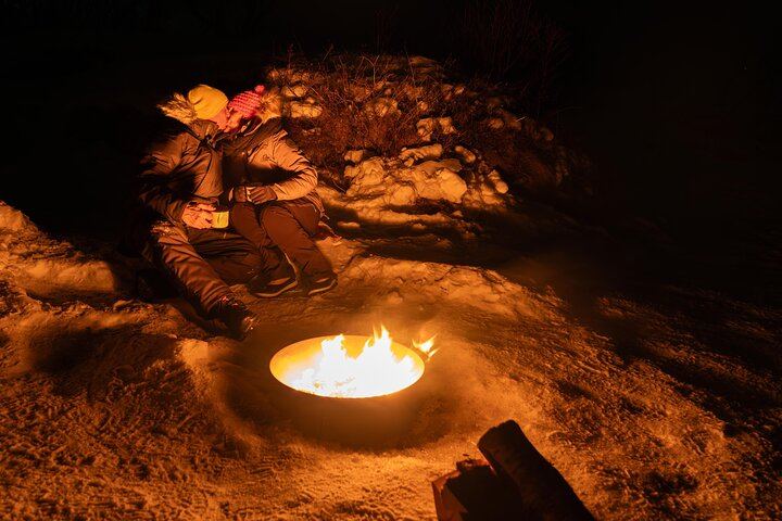 Aurores boréales à Tromsø, avec feu de camp, saucisses de renne et séances photos (1/12)