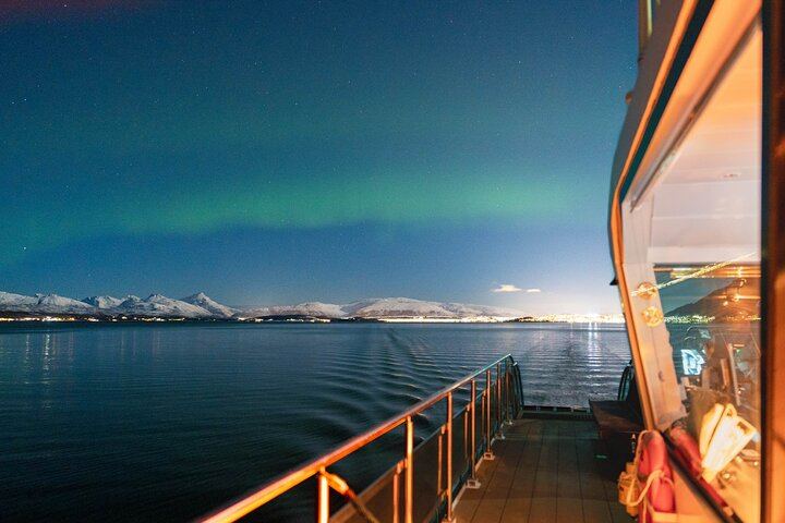 Elektrische Bootsfahrt durch die Fjorde von Tromsø zur Beobachtung des Polarlichts (10/11)