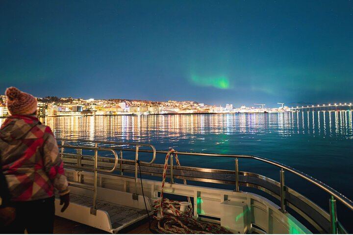 Elektrische Bootsfahrt durch die Fjorde von Tromsø zur Beobachtung des Polarlichts (3/11)