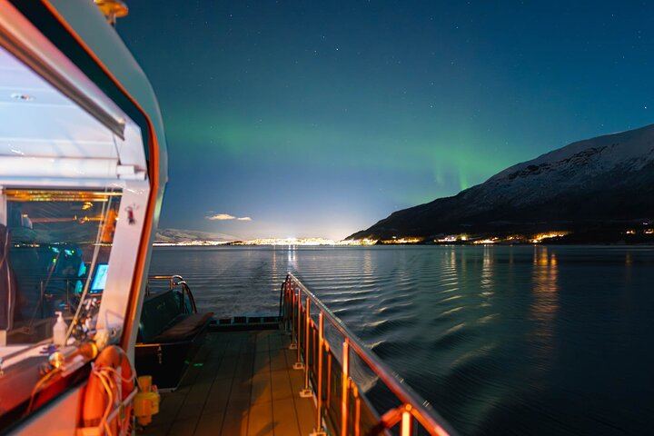 Elektrische Bootsfahrt durch die Fjorde von Tromsø zur Beobachtung des Polarlichts (5/11)