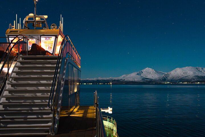 Elektrische Bootsfahrt durch die Fjorde von Tromsø zur Beobachtung des Polarlichts (6/11)