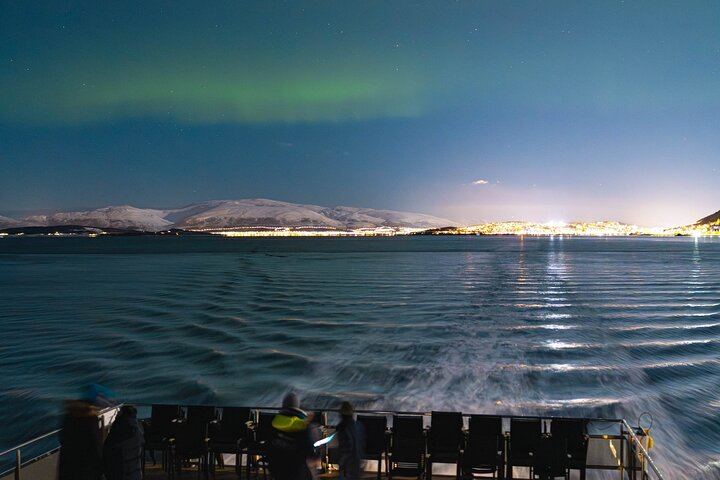 Elektrische Bootsfahrt durch die Fjorde von Tromsø zur Beobachtung des Polarlichts (9/11)