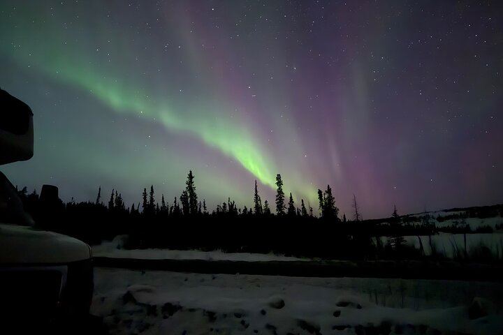 Yellowknife Aurora Hunting by Bus with Wilderness First Aid Guides (8/12)